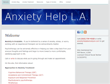 Tablet Screenshot of anxietyla.com
